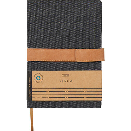 Carnet de notes VINGA Bosler en toile recyclée RCS, Image 7