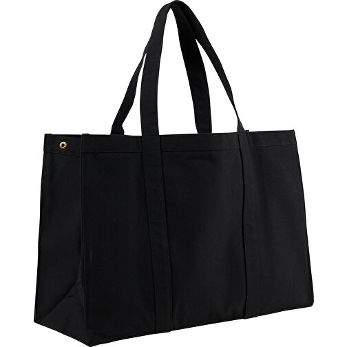 VINGA Hilo AWARE™ Maxi-Tasche Aus Recyceltem Canvas , schwarz, Canvas - recycelt, 49,50cm x 37,00cm (Länge x Höhe), Bild 2