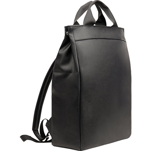 VINGA Bermond Rucksack Aus RCS Recyceltem PU , schwarz, PU - recycelt, 30,50cm x 43,00cm (Länge x Höhe), Bild 1