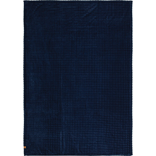 VINGA Branson Decke Aus GRS Recyceltem PET , navy blau, PET - recycelt, 170,00cm x 0,50cm (Länge x Höhe), Bild 3