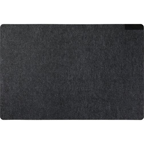 VINGA Albon Schreibtischunterlage Aus GRS Recyceltem Filz , schwarz, Filz - recycelt, 50,00cm x 75,00cm (Länge x Höhe), Bild 2