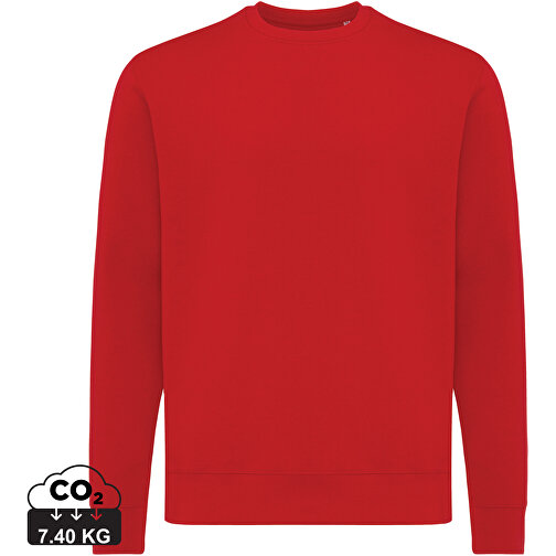 Iqoniq Etosha Lightweight Sweater Aus Recycelter Baumwolle, Rot , rot, 30% recycelte und 70% biologische Baumwolle, M, , Bild 1