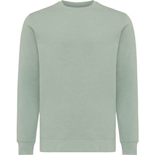 Iqoniq Etosha Lightweight Sweater tillverkad av återvunnen bomull, Iceberg green, Bild 2