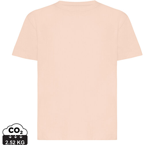 Iqoniq Koli Kids T-Shirt Aus Recycelter Baumwolle, Peach Nectar , peach nectar, 30% recycelte und 70% biologische Baumwolle, 56, , Bild 1