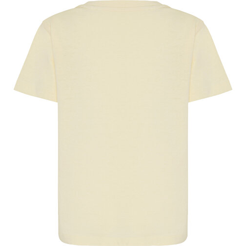 Iqoniq Koli Kids T-Shirt Aus Recycelter Baumwolle, Cream Yellow , cream yellow, 30% recycelte und 70% biologische Baumwolle, 78, , Bild 3