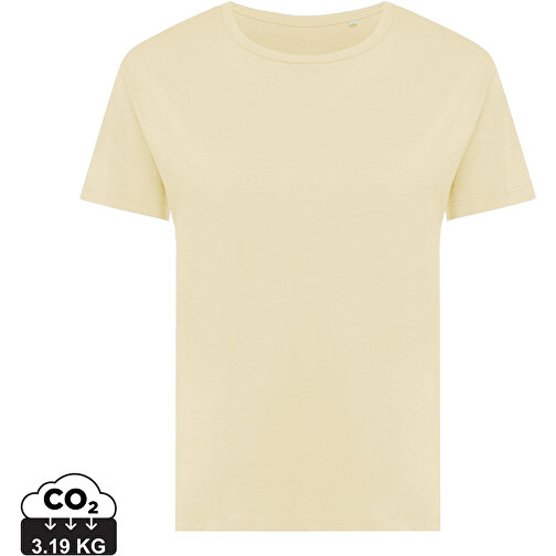 Camiseta de mujer Iqoniq Yala de algodón reciclado, amarillo crema, Imagen 1