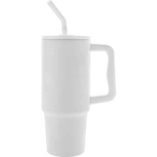 Vaso Embrace Deluxe de acero inoxidable reciclado RCS 900 ml, blanco, Imagen 2