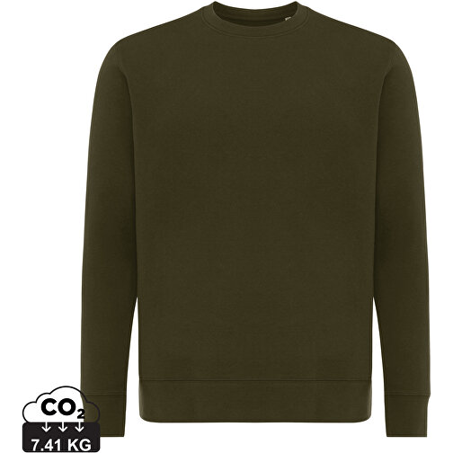 Iqoniq Etosha Lightweight Sweater Aus Recycelter Baumwolle, Khaki , khaki, 30% recycelte und 70% biologische Baumwolle, S, , Bild 1