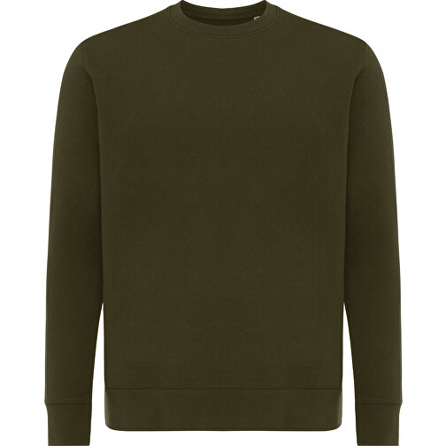 Iqoniq Etosha Lightweight Sweater Aus Recycelter Baumwolle, Khaki , khaki, 30% recycelte und 70% biologische Baumwolle, L, , Bild 2