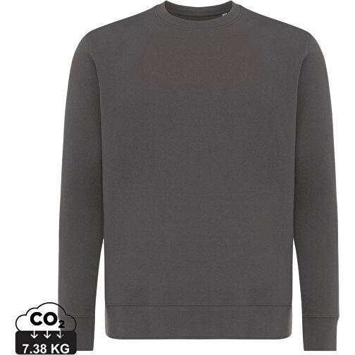 Iqoniq Etosha Lightweight Sweater Aus Recycelter Baumwolle, Anthrazit , anthrazit, 30% recycelte und 70% biologische Baumwolle, XL, , Bild 1