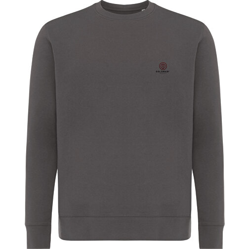 Iqoniq Etosha Lightweight Sweater Aus Recycelter Baumwolle, Anthrazit , anthrazit, 30% recycelte und 70% biologische Baumwolle, S, , Bild 4