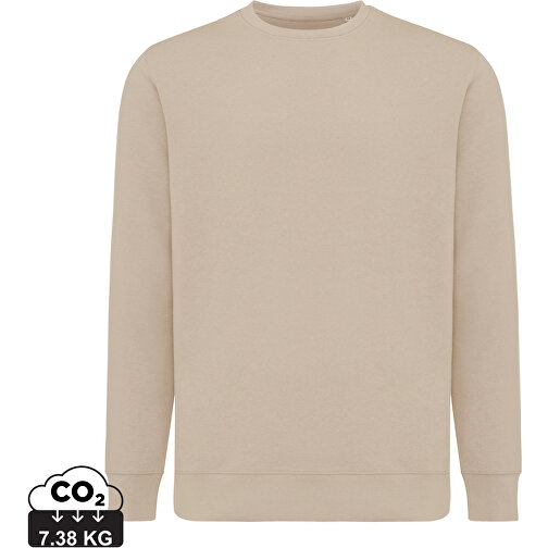 Iqoniq Etosha Lightweight Sweater tillverkad av återvunnen bomull, öken, Bild 1