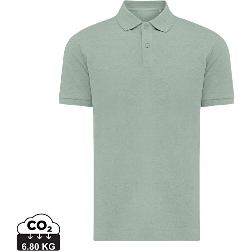 Iqoniq Yosemite Piqué-Poloshirt Aus Recycelter Baumwolle, Iceberg Green , Iceberg green, 50% recycelte und 50% biologische Baumwolle, XXXL, , Bild 1