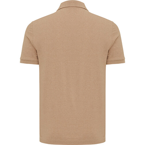 Iqoniq Yosemite Piqué-Poloshirt Aus Recycelter Baumwolle, Heather Brown , heather brown, 50% recycelte und 50% biologische Baumwolle, L, , Bild 3