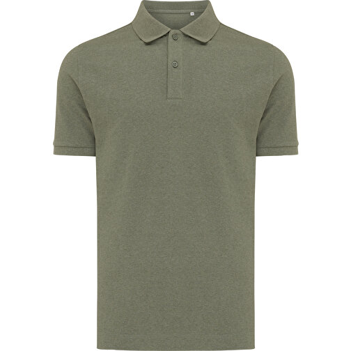 Iqoniq Yosemite Piqué-Poloshirt Aus Recycelter Baumwolle, Heather Green , heather green, 50% recycelte und 50% biologische Baumwolle, XXL, , Bild 2