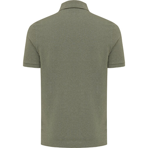 Iqoniq Yosemite Piqué-Poloshirt Aus Recycelter Baumwolle, Heather Green , heather green, 50% recycelte und 50% biologische Baumwolle, 4XL, , Bild 3