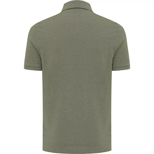 Polo piqué Iqoniq Yosemite en coton recyclé, heather green, Image 3