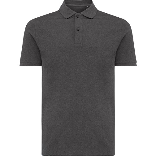 Iqoniq Yosemite Piqué-Poloshirt Aus Recycelter Baumwolle, Ungefärbtes Anthrazit , ungefärbtes Anthrazit, 50% recycelte und 50% biologische Baumwolle, XXXL, , Bild 2