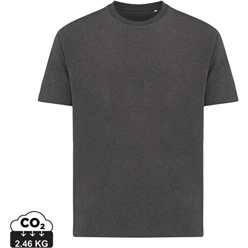 T-shirt Iqoniq Teide en coton recyclé, non teint anthracite, Image 1