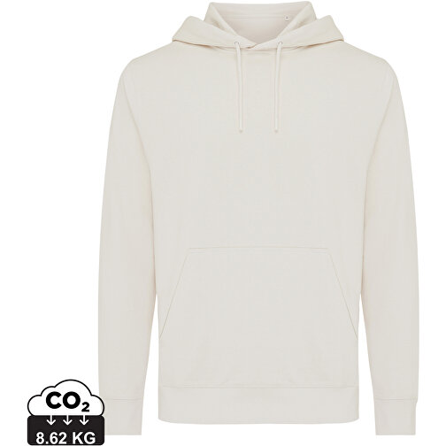 Iqoniq Rila Lightweight Hoodie Aus Recycelter Baumwolle, Ivory White , ivory white, 30% recycelte und 70% biologische Baumwolle, XXL, , Bild 1