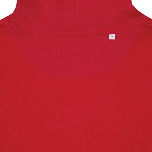 Iqoniq Rila Lightweight Hoodie Aus Recycelter Baumwolle, Rot , rot, 30% recycelte und 70% biologische Baumwolle, XL, , Bild 4