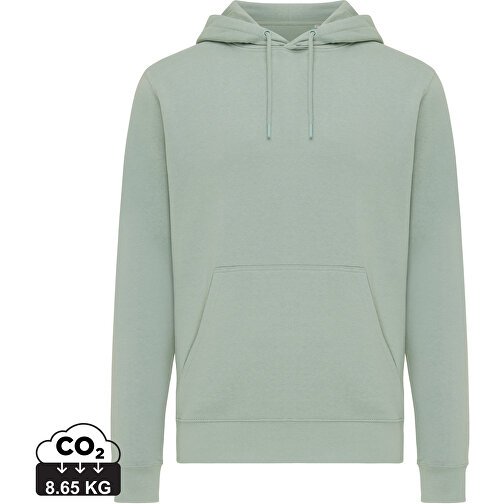 Iqoniq Rila Lightweight Hoodie lavet af genanvendt bomuld, Iceberg green, Billede 1