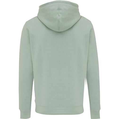 Iqoniq Rila Lightweight Hoodie tillverkad av återvunnen bomull, Isbergsgrön, Bild 3