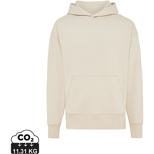 Sudadera con capucha Iqoniq Yoho relax de algodón reciclado, crudo natural, Imagen 1