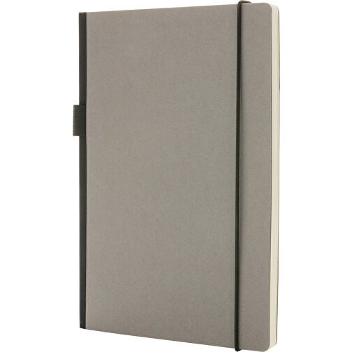 Cuaderno A5 de lujo, tapa dura, gris, Imagen 1