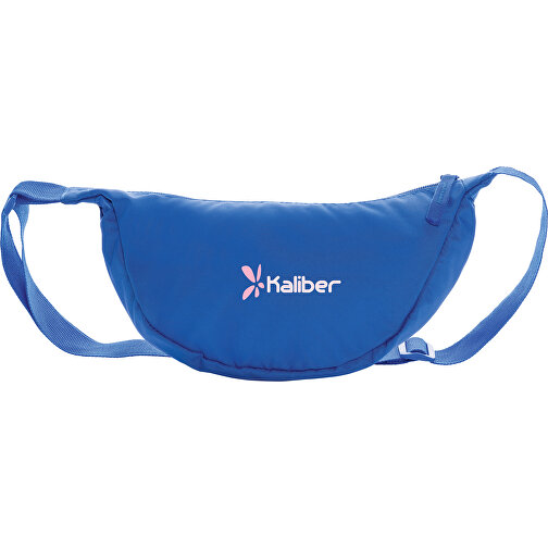 Bolsa bandolera Crescent AWARET RPET Half-Moon, azul real, Imagen 5