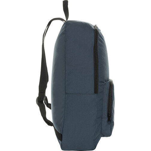 Dillon AWARE™ RPET Faltbarer Klassischer Rucksack, Navy Blau , navy blau, PET - recycelt, 32,50cm x 44,00cm x 11,00cm (Länge x Höhe x Breite), Bild 3