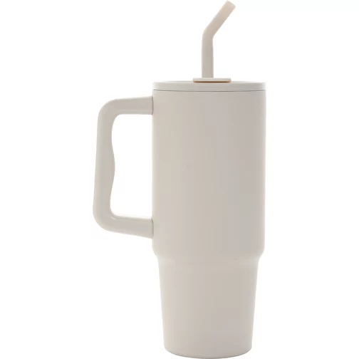 Embrace Deluxe Gobelet en acier inoxydable recyclé RCS 900ml, beige, Image 4