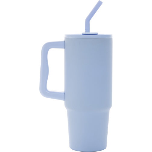 Embrace Deluxe Becher Aus RCS Recyceltem Edelstahl 900ml, Hellblau , hellblau, Rostfreier Stahl - recycelt,PP, 14,70cm x 23,50cm (Länge x Höhe), Bild 4