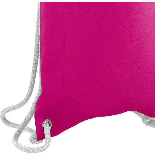 Premium Sportbeutel ColourPrime , pink / weiss, Sublimation-fabric 200g - Polyester (PU), 33,00cm x 45,00cm (Höhe x Breite), Bild 5