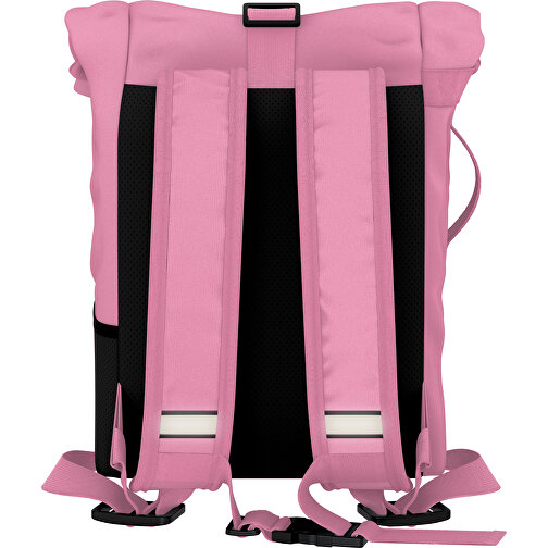 Rolltop Rucksack Comfort , hellpink, Sublimation-fabric 200g - Polyester (PU), 29,50cm x 13,00cm x 33,00cm (Länge x Höhe x Breite), Bild 2