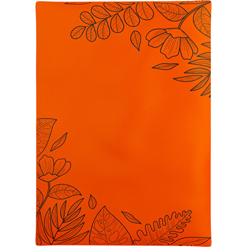 Samentütchen Klein - Recyclingpapier - Sommerblumenmischung , orange / schwarz, Saatgut, Papier, 8,20cm x 11,40cm (Länge x Breite), Bild 1