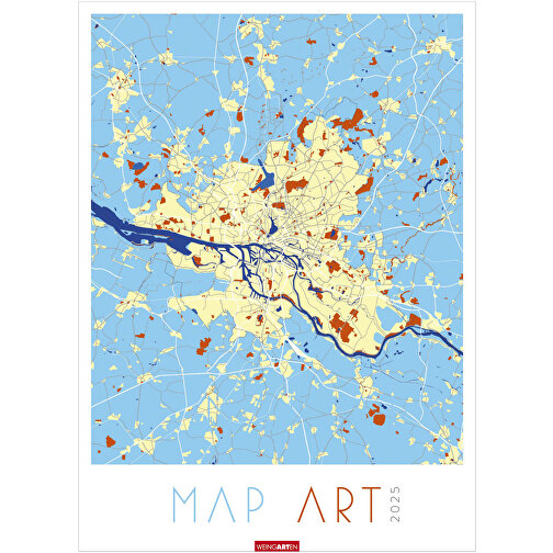 Map Art , Papier, 49,00cm x 68,00cm (Länge x Breite), Bild 1