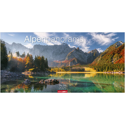 Alpenpanorama , Papier, 68,00cm x 33,00cm (Länge x Breite), Bild 1