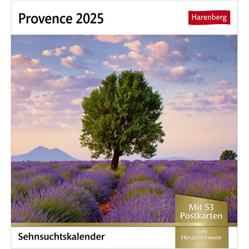 Provence Sehnsuchtskalender , Papier, 15,40cm x 16,50cm (Länge x Breite), Bild 1