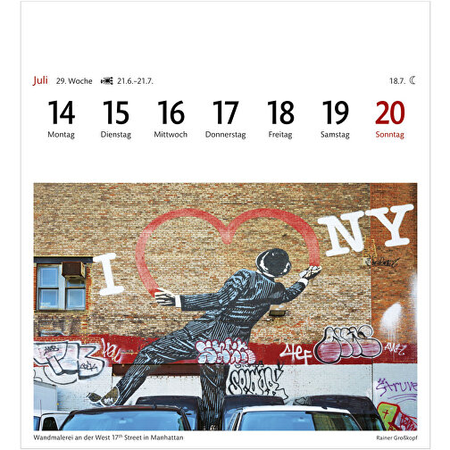 New York Sehnsuchtskalender , Papier, 15,40cm x 16,50cm (Länge x Breite), Bild 11