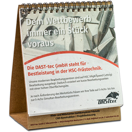 Bordskalender i fröpapper - Jul - Tomat, Bild 2