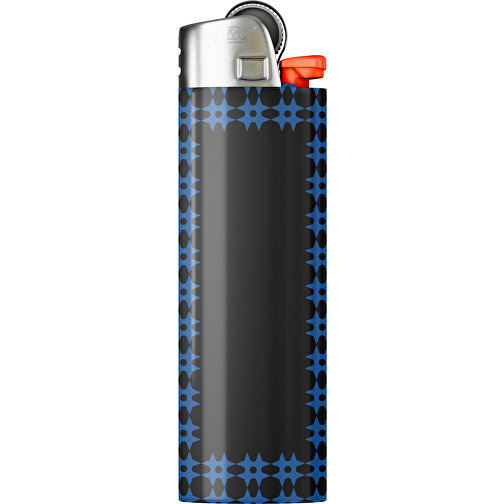 BIC® J26 Digital Wrap Feuerzeug , BiC, schwarz / dunkelblau, Delrin®, Stahl, 2,50cm x 1,50cm x 8,20cm (Länge x Höhe x Breite), Bild 1