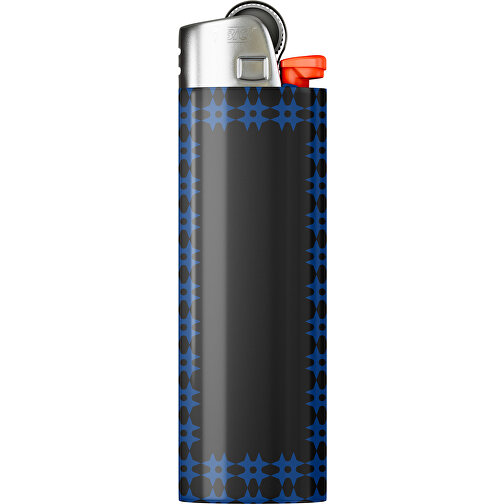 BIC® J26 Digital Wrap Feuerzeug , BiC, schwarz / marineblau, Delrin®, Stahl, 2,50cm x 1,50cm x 8,20cm (Länge x Höhe x Breite), Bild 1