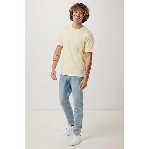 Iqoniq Brett T-Shirt Aus Recycelter Baumwolle, Cream Yellow , cream yellow, 30% recycelte und 70% biologische Baumwolle, XXS, 61,00cm x 1,00cm x 44,00cm (Länge x Höhe x Breite), Bild 5