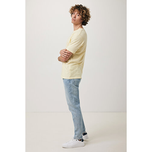 Iqoniq Brett T-Shirt Aus Recycelter Baumwolle, Cream Yellow , cream yellow, 30% recycelte und 70% biologische Baumwolle, XXS, 61,00cm x 1,00cm x 44,00cm (Länge x Höhe x Breite), Bild 8