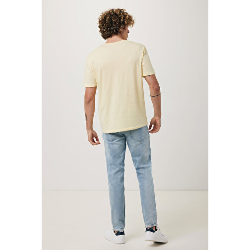 Iqoniq Brett T-Shirt Aus Recycelter Baumwolle, Cream Yellow , cream yellow, 30% recycelte und 70% biologische Baumwolle, XXL, 77,00cm x 0,50cm x 61,00cm (Länge x Höhe x Breite), Bild 6