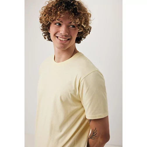 Iqoniq Brett T-shirt en coton recyclé, cream yellow, Image 10