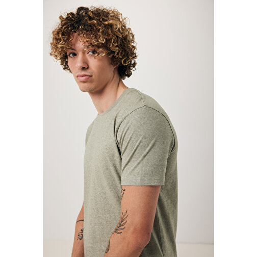 Iqoniq Brett T-Shirt Aus Recycelter Baumwolle, Ungefärbte Helles Grün , ungefärbte helles Grün, 30% recycelte und 70% biologische Baumwolle, XS, 67,00cm x 0,50cm x 46,00cm (Länge x Höhe x Breite), Bild 12