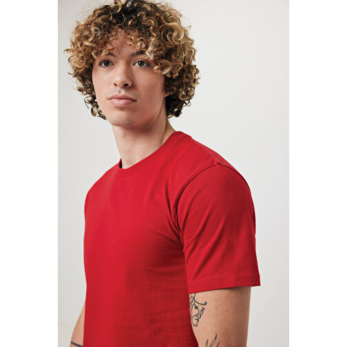 Iqoniq Brett T-Shirt Aus Recycelter Baumwolle, Rot , rot, 30% recycelte und 70% biologische Baumwolle, XXXL, 79,00cm x 0,50cm x 64,00cm (Länge x Höhe x Breite), Bild 11