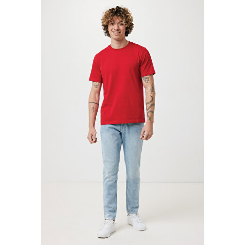 Iqoniq Brett T-Shirt Aus Recycelter Baumwolle, Rot , rot, 30% recycelte und 70% biologische Baumwolle, XXXL, 79,00cm x 0,50cm x 64,00cm (Länge x Höhe x Breite), Bild 4